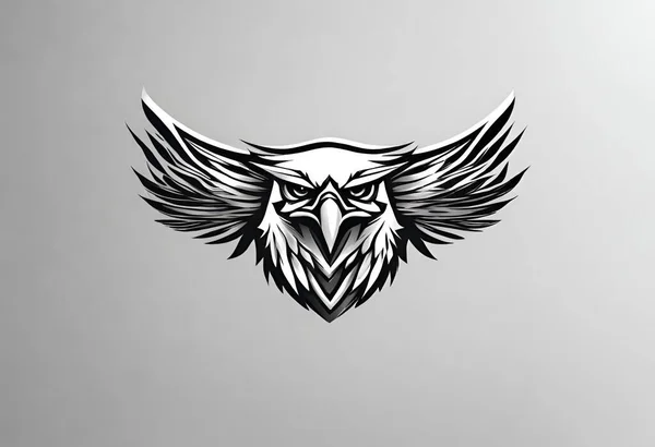 Eagle Head Eagle Logo Symbol, Logo Elegant Element for Brand, v4