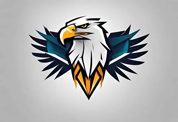 Eagle Head Eagle Logo Symbol, Logo Elegant Element for Brand, v1