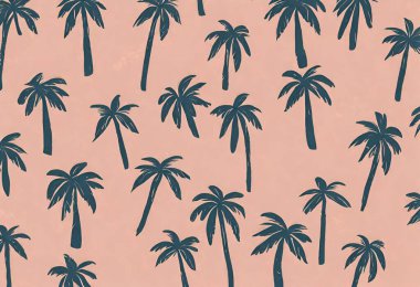 palmiye ağaçları seamless modeli