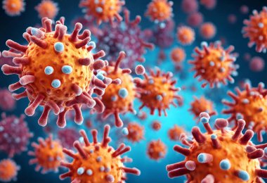 3D Coronavirus covid - 19 konsept