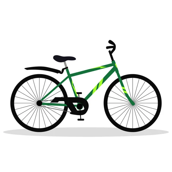 Vector Illustration Side View Road Bicycle Exercise Purpose — Stock Vector