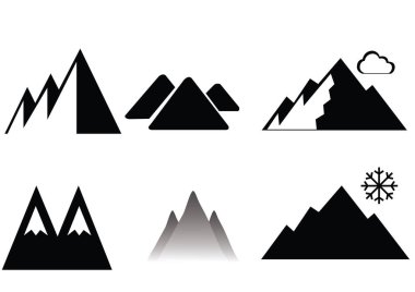 İkon Dağı 'nın Vektör Kombosu