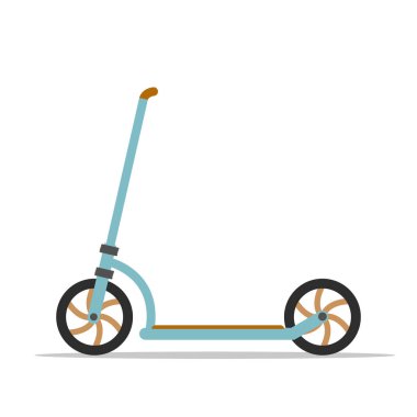 Eko scooter simgesinin vektör illüstrasyonu