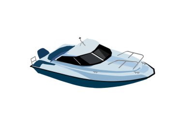 Lüks Yatın vektör çizimi 