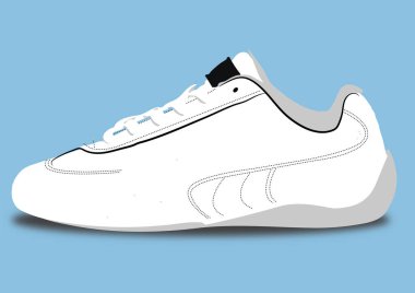 Sneakers çalıştıran unisex modası spor ayakkabılarının temsilcisi.