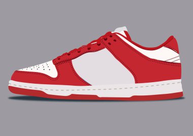 Sneakers ayakkabı Vektör resim çizimi