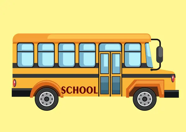 okul otobüsü vektör çizim