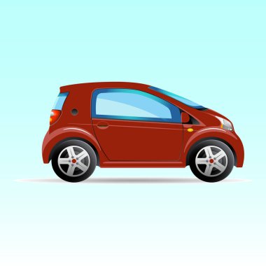 Mini araba vektör çizim