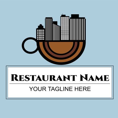 Çay dükkanı günlüğünün vektör illüstrasyonunu düzenlemek kolay