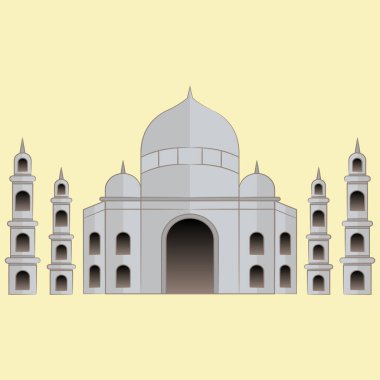 Taj Mahal 'in En Ünlü Dünya Tarihi Taşı ResmiComment