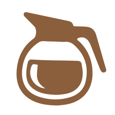 Kahve Sahası Sıcak İçecek Çizgi Film Çizimi