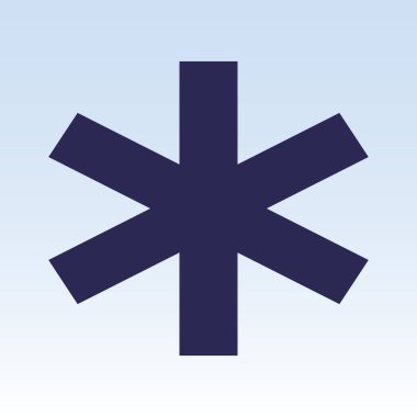 İlk yardımın düz simgesi