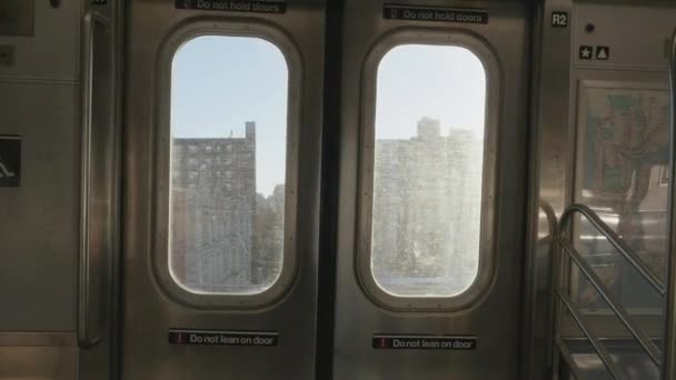 Filmado Uma Tarde Inverno Brooklyn Nova York — Vídeo de Stock
