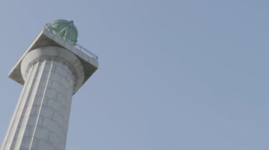 İlkbahar sabahı Fort Greenes Hapishanesi Şehitleri Anıtı 'nın çekimleri.