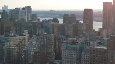 New York 'taki dış yapıların havadan görünüşü