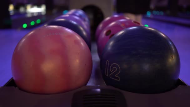 Ciotola Lunare Bowling Alley — Video Stock