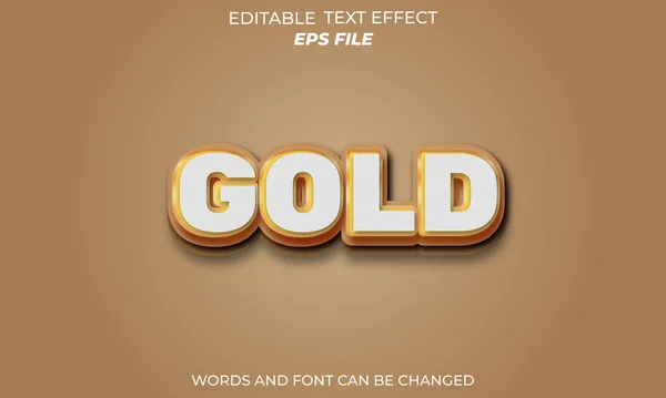 altın metin efekti, güçlü 3d mavi yazı tipi efekti, modern, vektör şablonu