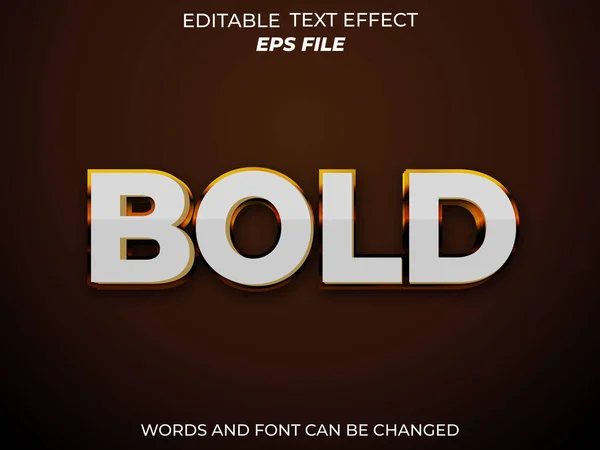 Cesur metin efekti, yazı tipi düzenlenebilir, tipografi, 3D metin. vektör şablonu