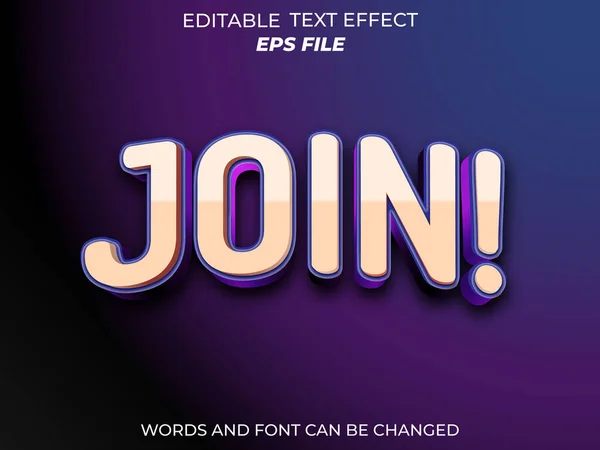 Metin efekti, yazı tipi düzenlenebilir, tipografi, 3D metin. vektör şablonu