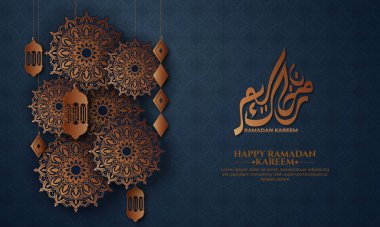 Fenerli, mandala 'lı gerçekçi bir ramazan geçmişi var. Pankart için, tebrik kartı