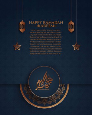 İslam desenli, fenerli, mandalalı gerçekçi bir ramazan geçmişi var. Pankart için, tebrik kartı