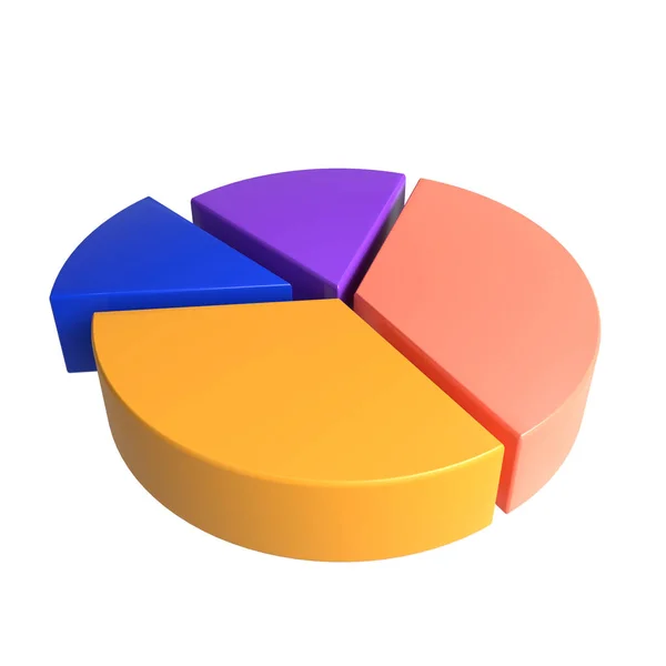 Business Graph Chart Rendering — Stock Photo, Image