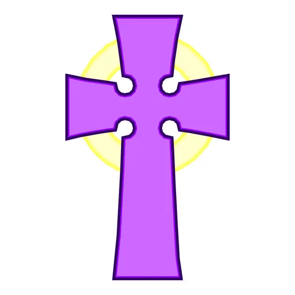 Basit çizgi film çapraz sembolü vektörü