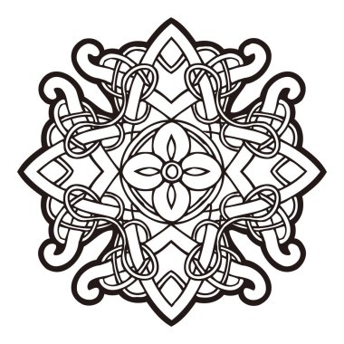 Kelt sembolü ornamanet vektör çizimi