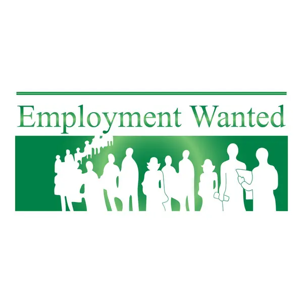 istihdam istenen sancak şablonu vektörü