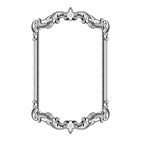 Çiçeksel dekoratif çerçeve vektörü