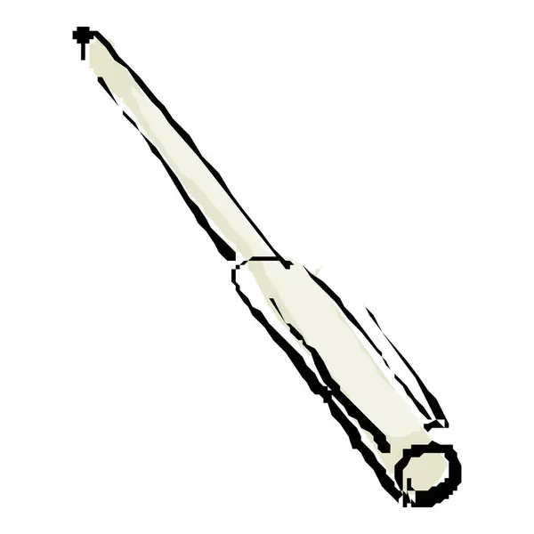 Basit ekmek bıçağı dayanıklı vektör