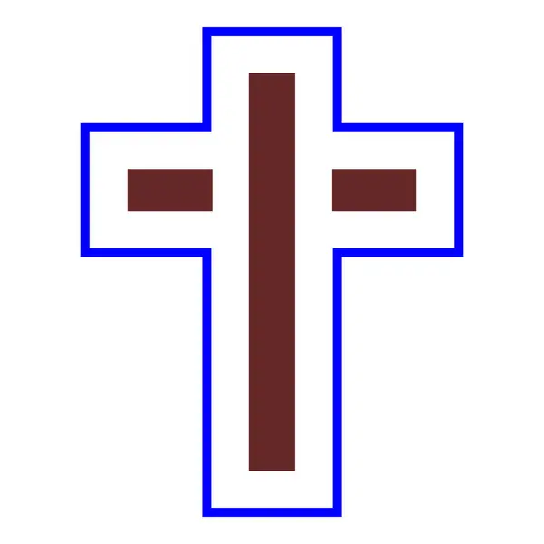 Basit çapraz sembol logo vektörü