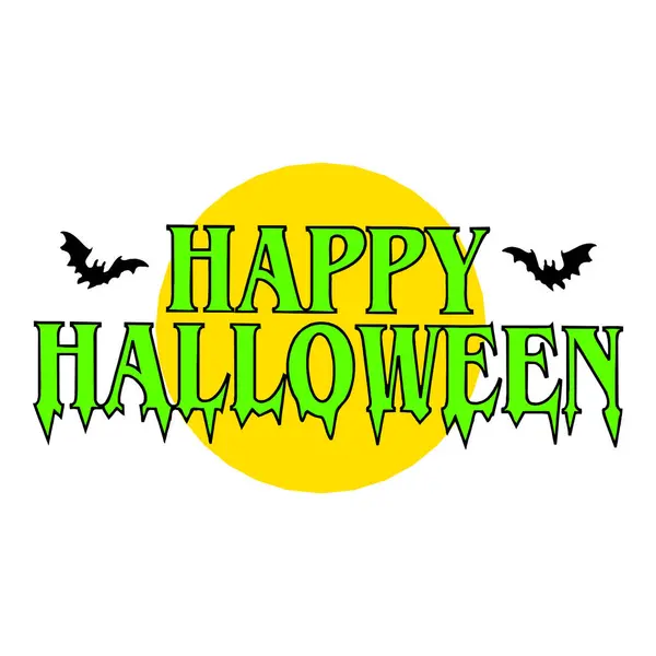 çizgi film mutlu cadılar bayramı yapıştırma vektörü