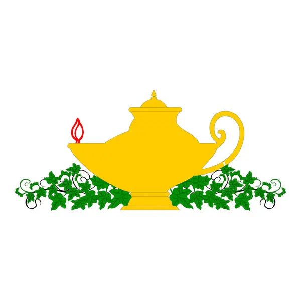 Ortadoğu gaz lambası vektörü