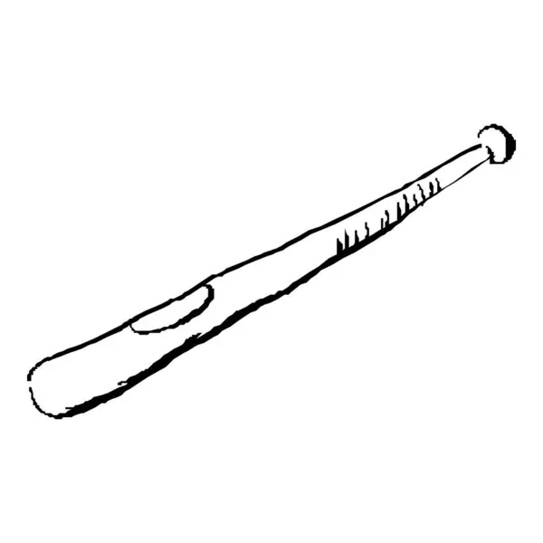 engebeli beyzbol sopası çizim vektörü