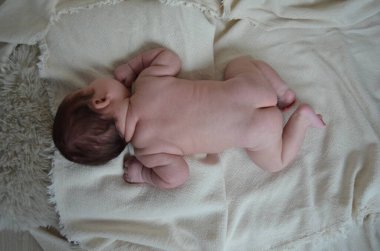 Küçük bir çocuğun portre fotoğrafı. Beyaz çocuk Güney Arap görünümü