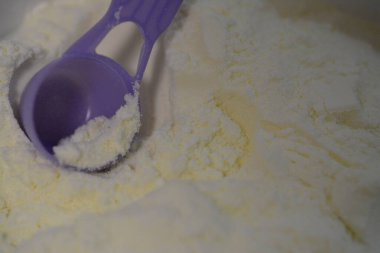 Bebek makarnalarının makro fotoğrafları