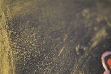 Sanatçının tuval üzerindeki orijinal sanat eseri