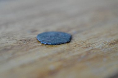 Antika paralar detaylı çekimler makro fotoğrafçılık