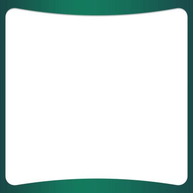 yeşil arkaplan ve eğri çerçeve