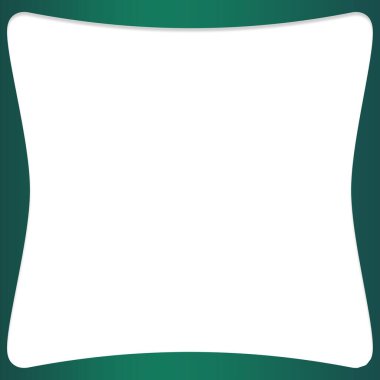 yeşil arkaplan ve dalga çerçevesi