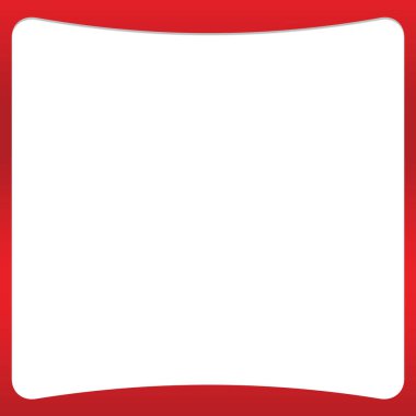 kırmızı arkaplan ve eğri çerçeve