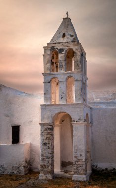 Yunanistan 'ın Kythira kentindeki Chora Kalesi