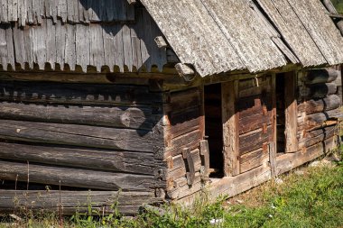 Albac-Romanya 'da eski ahşap toplantı