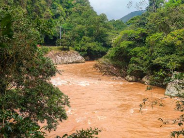 Sumapaz River Basin in Melgar - Tolima - Colombia clipart