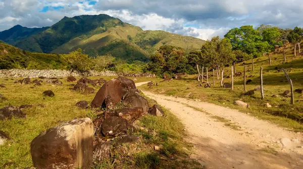 Beautiful green landscape in rural area of Neiva - Huila - Colombia
