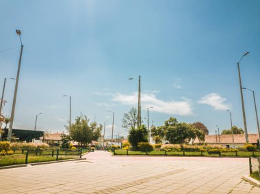 Bogot-Kolombiya 'nın güneyindeki Bosa vakıf meydanında.