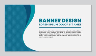 Beyaz arka planda zarif mavi dalga tasarım afişi, modern soyut şablon. iş tasarımı web tasarımı, poster, broşür.