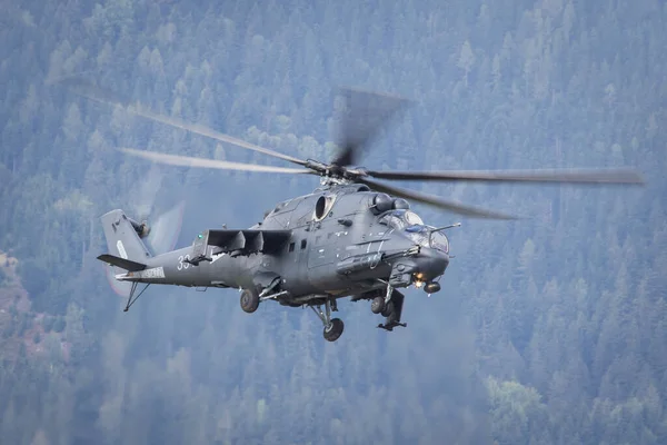 Zeltweg Austria Septiembre 2022 Helicóptero Combate Ruso Mil Mi24 Hind — Foto de Stock