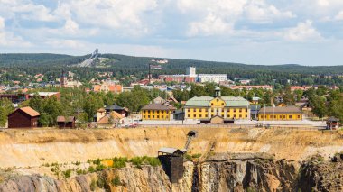 Sweden, Falun, Falun copper mine, UNESCO World Heritage Site clipart